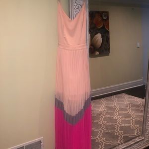 Pleated maxi